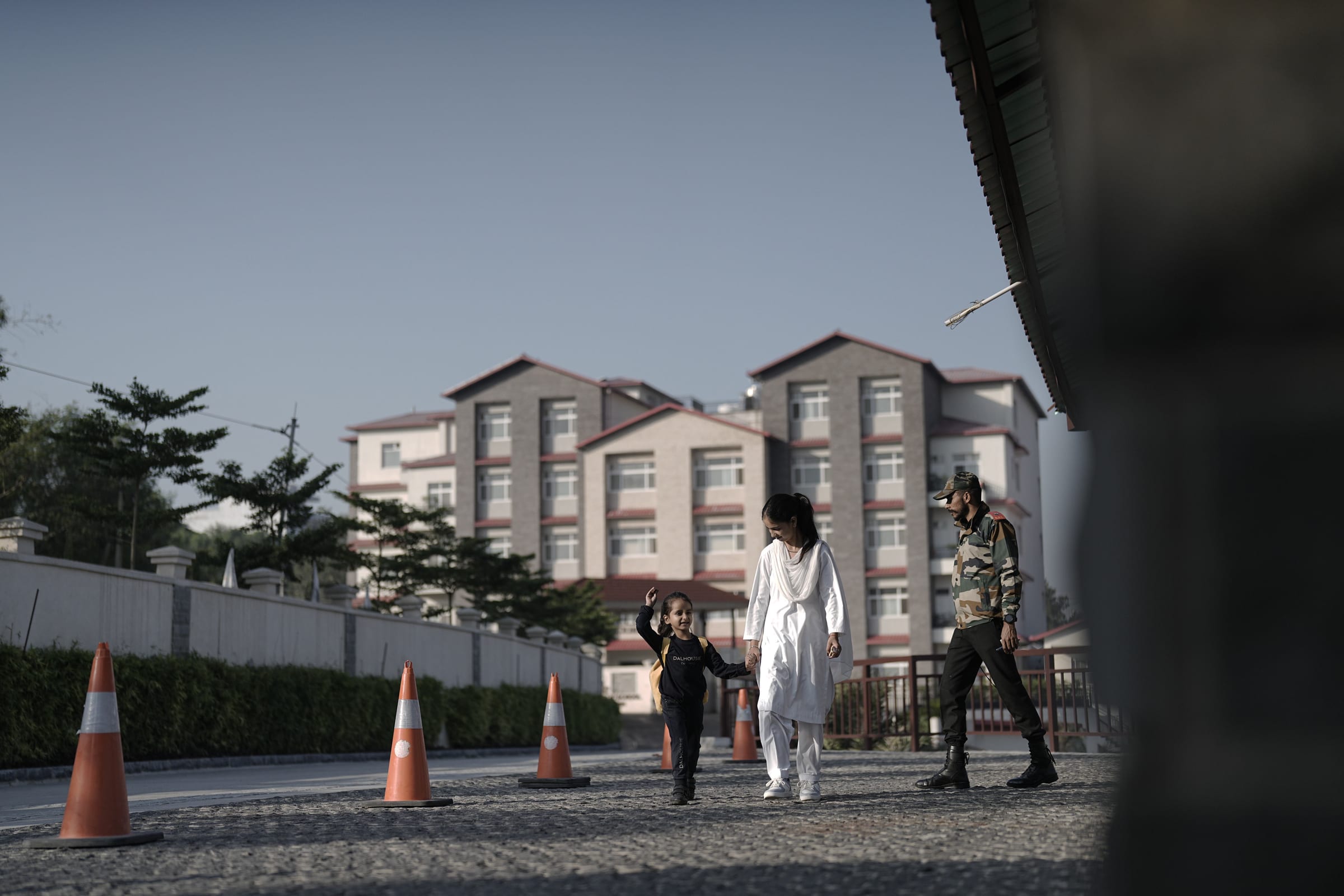 Arriving at the New Chandigarh campus